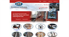 Desktop Screenshot of ckoplumbing.com